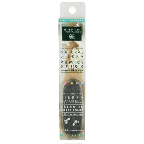 Earth Therapeutics Natural Sierra Pumice Stick Softens Hard Skin, 1 Ea